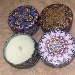 Decorative Scented Candle Set - Multicolor